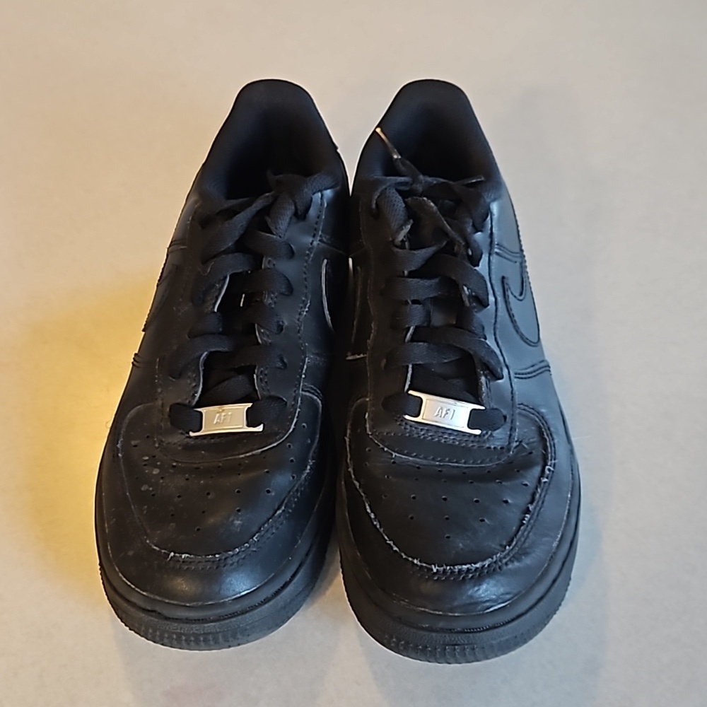 Nike Air force one black youth sneakers - Picture 2 of 11